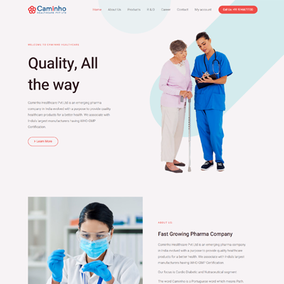 Caminho Healthcare client logo